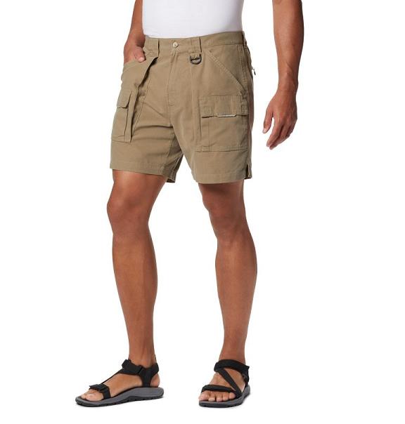 Columbia PFG Brewha II Shorts Brown For Men's NZ84651 New Zealand